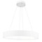 Cwi Lighting Arenal LED Drum Shade Pendant With White Finish 7103P24-1-104 - alternate 1